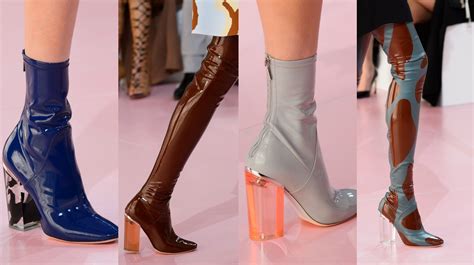 dior ankle boots patent